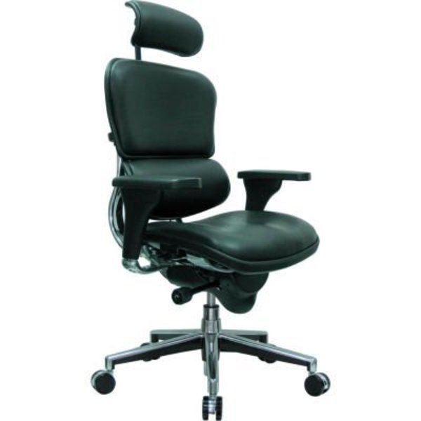 Raynor Marketing Eurotech Ergohuman Executive High Back Chair - LE9ERG(N) - Black Leather LE9ERG(N)